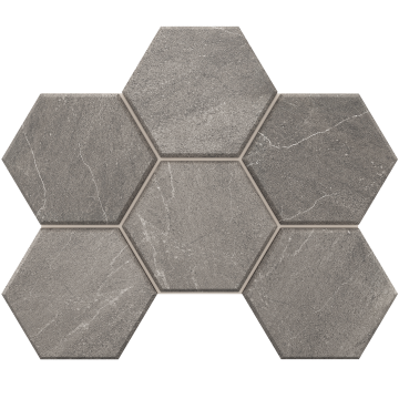 Мозаика GB02 Hexagon 25x28,5 непол.