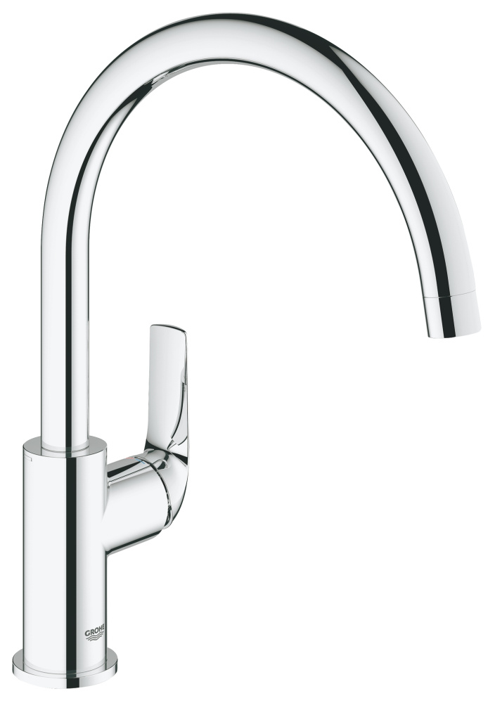 Смеситель для кухни GROHE BAU CURVE 31536001 (хром, L-22 H-20,7)