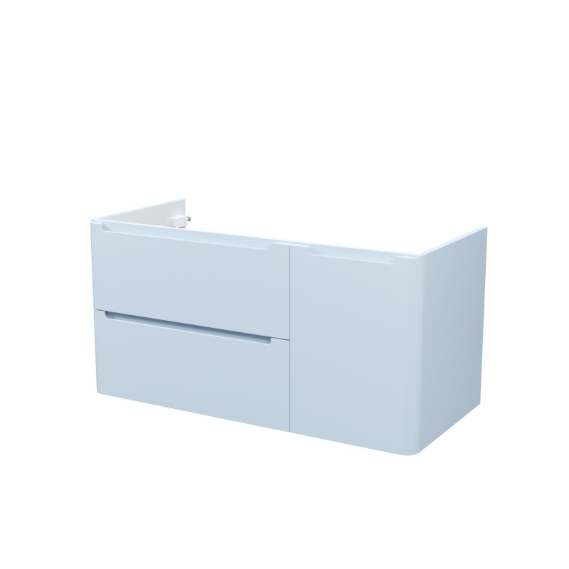 Тумба под раковину IDDIS Edifice 100 подвесная голубая