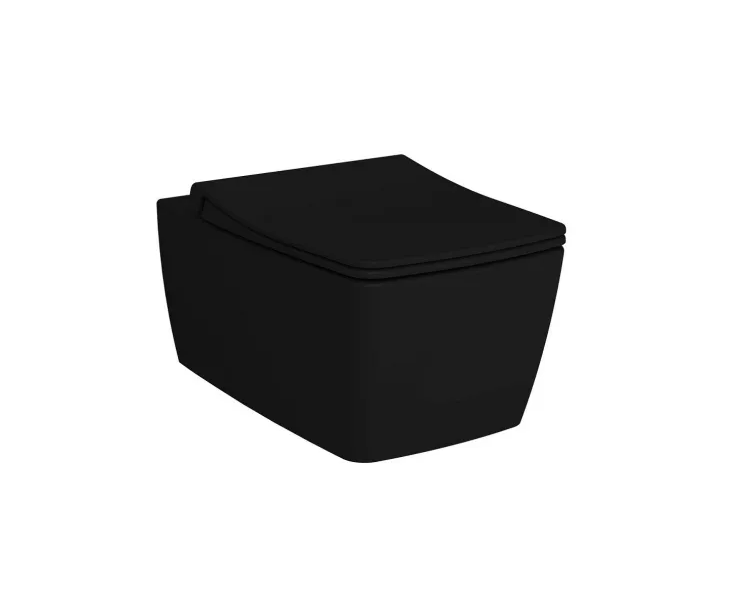 Унитаз подвесной 7672B083-0101 Metropole Rim-ex W-hung WC-M. Black