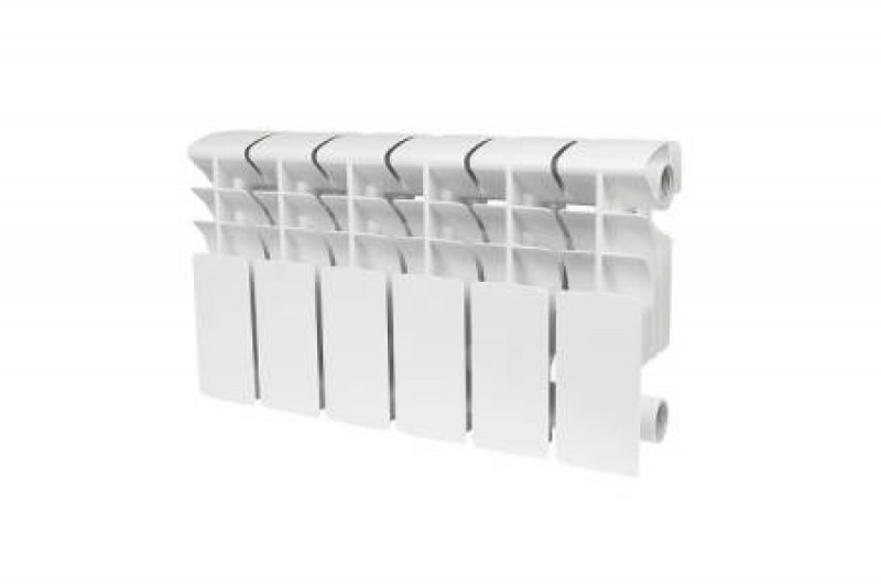 Радиатор биметаллический ROMMER Plus BM 200 6 секций (RAL9016)