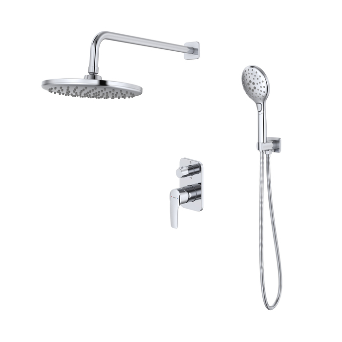 Душевая система скрытого монтажа с тропическим душем и ручным душем, Ray, IDDIS, RAYSB02i67