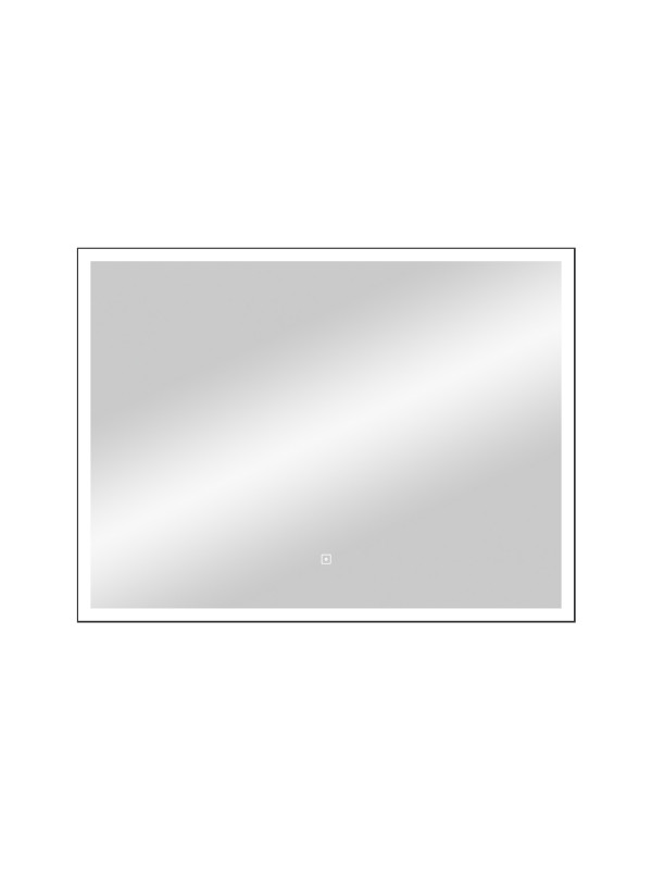 Зеркало "Frame Black LED" 900x800 ЗЛП1176