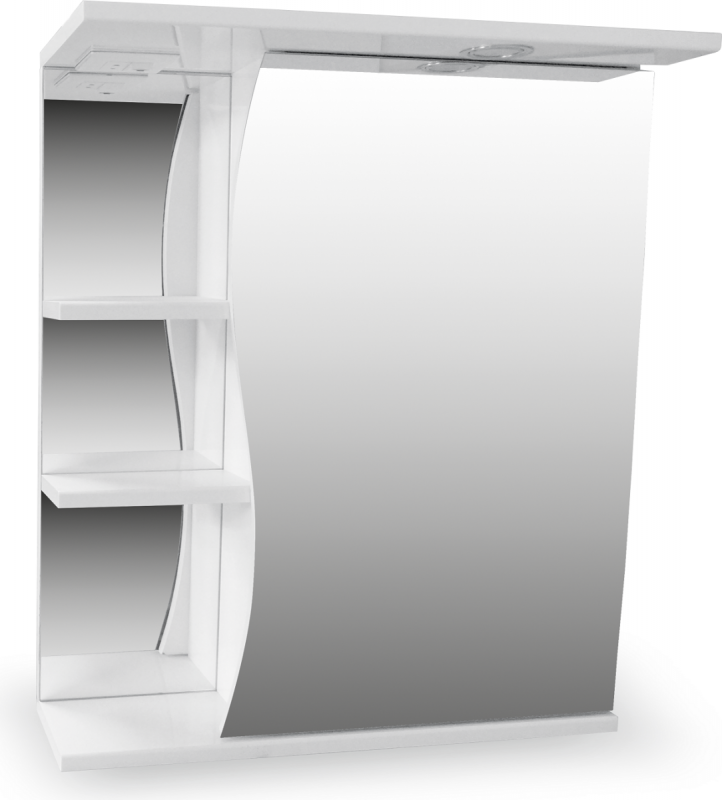 Зеркало-шкаф "Волна 600" AquaLine