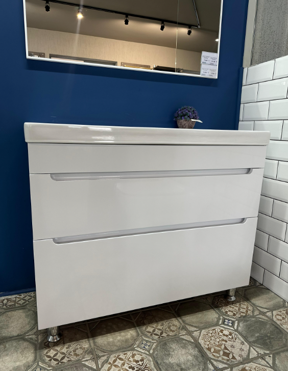 Тумба для умывальника напольная "СОЛО 75" 2 ящика (под умыв. Alias, Дуглас)