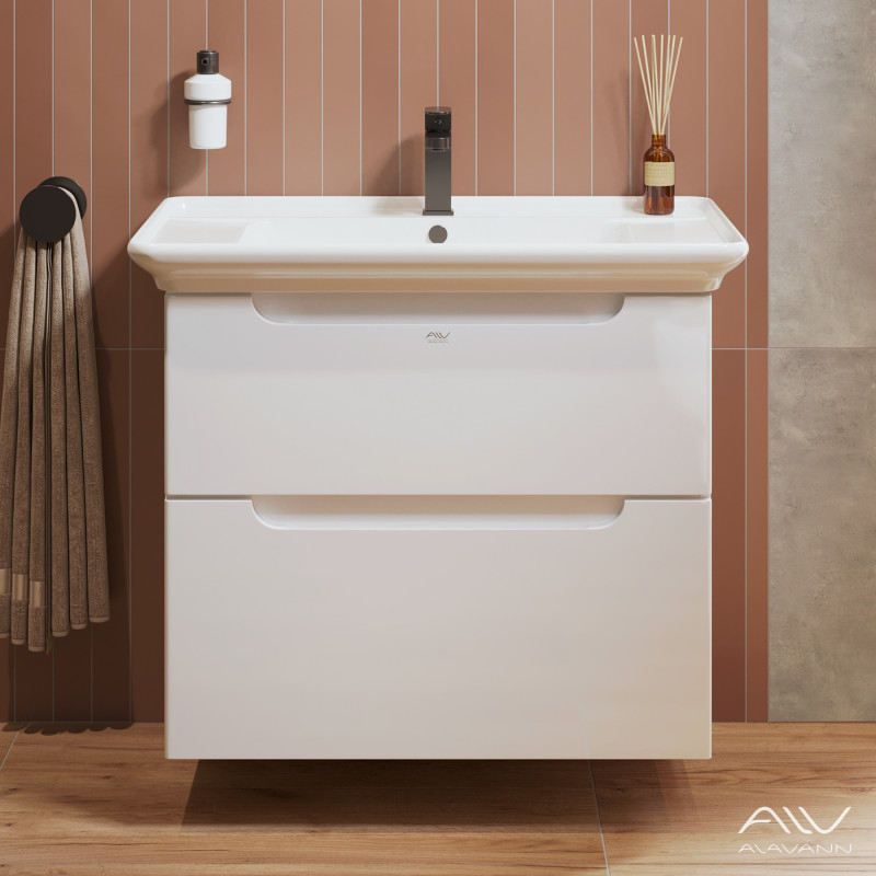 Тумба "BERTA - 85" под рак. "Дуглас-85" Белый Alavann