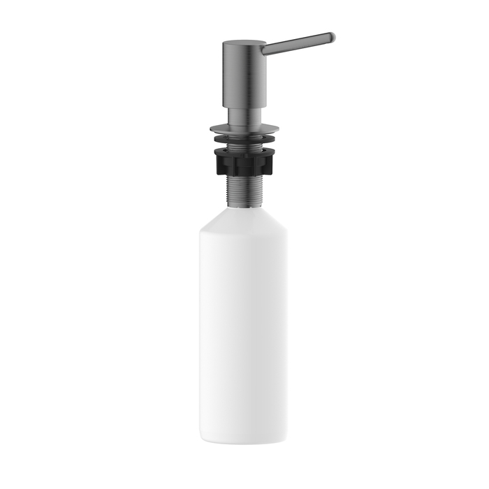 Дозатор, латунь, PVD светлый графит, Kitchen Line, IDDIS, SDIGM00i59